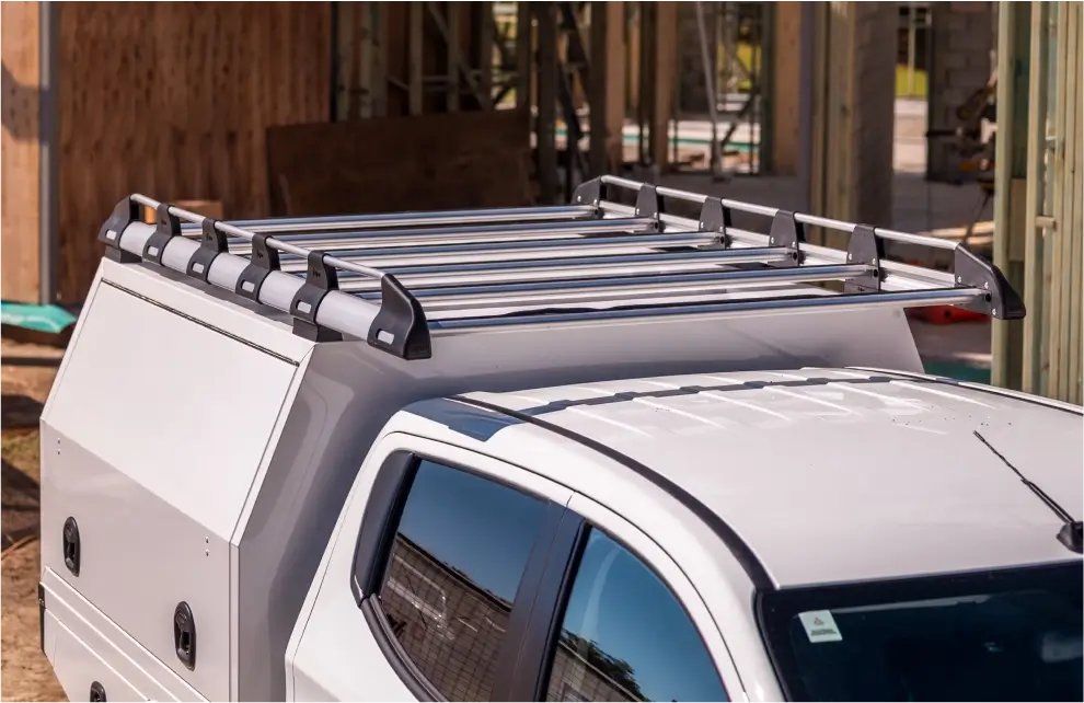 standard ute canopy x-series full rack with overhang